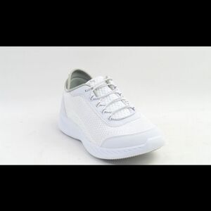 Tony Little Cheeks Fit Body Shape Knit Slip On Trainer White - Wide